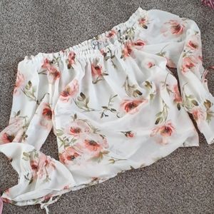 Strapless dress shirt